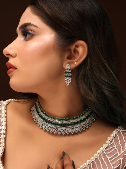 Verdant Elegance Ensemble Necklace Set