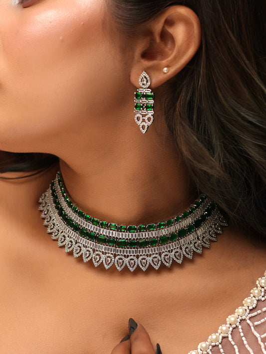 Verdant Elegance Ensemble Necklace Set