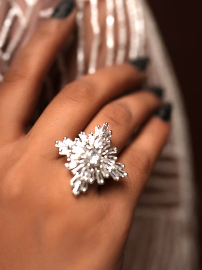 Diamond Supernova Cocktail Ring