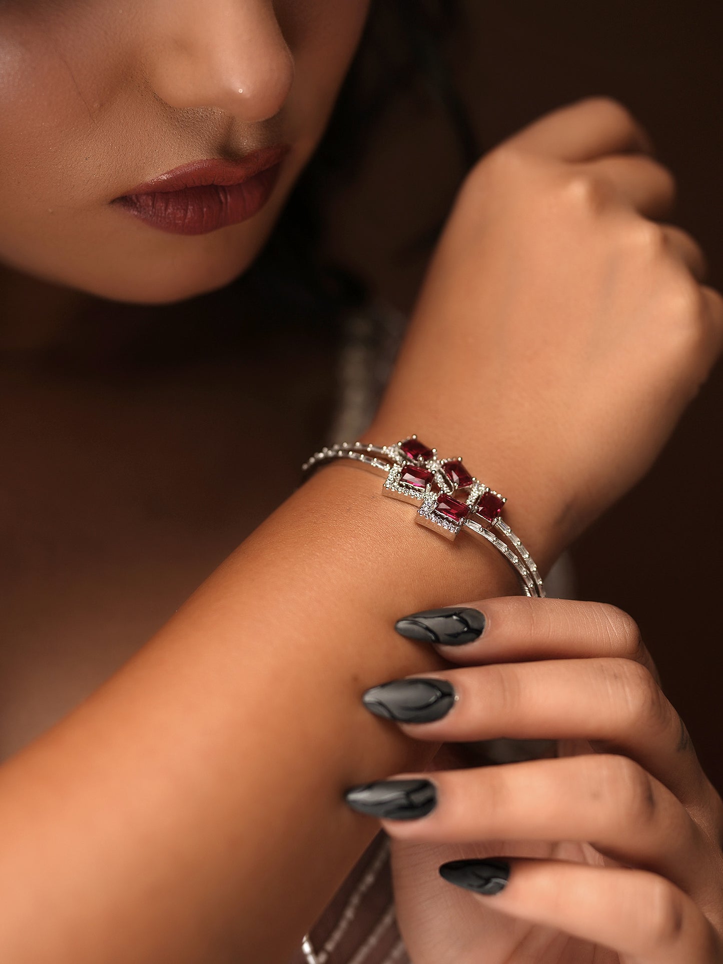 Ruby Elegance Bracelet